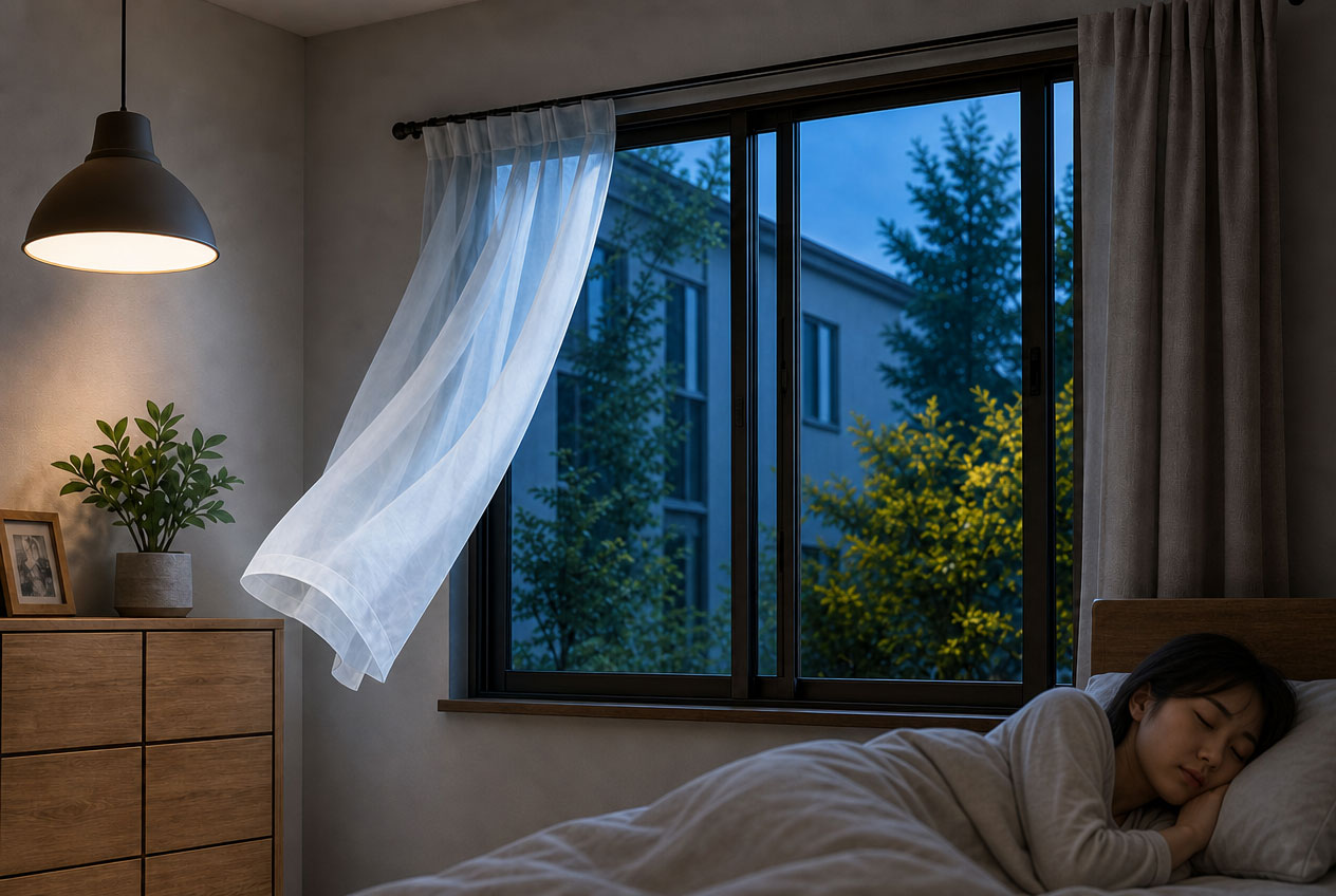 窓の「開けっぱなし」が防犯上のリスクになる理由